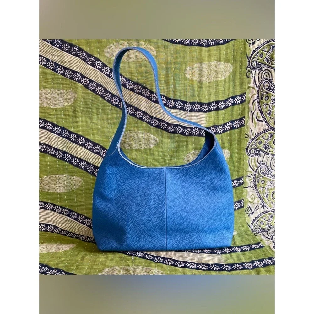 NWOT M.I.L.A Royal Blue Celina Leather High Quality Hobo Bag Best Selling Style